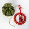 Guatemalan "No Worry Ornaments" - Circular Pine Ornaments