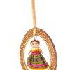 Guatemalan "No Worry Ornaments" - Circular Pine Ornaments